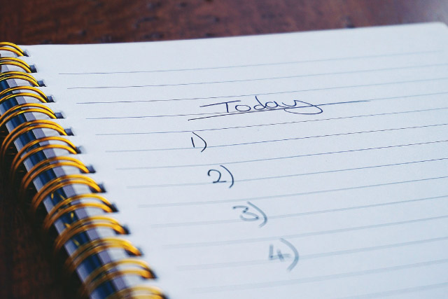 Today to do list