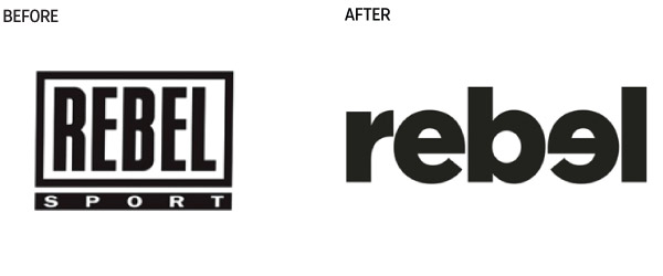Rebel logo rebrand