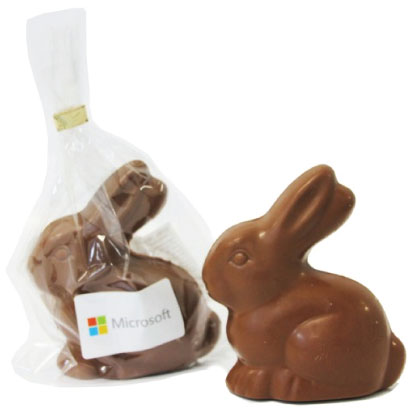 Promotional easter bunny
