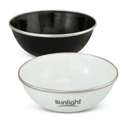 Promotional enamel bowls