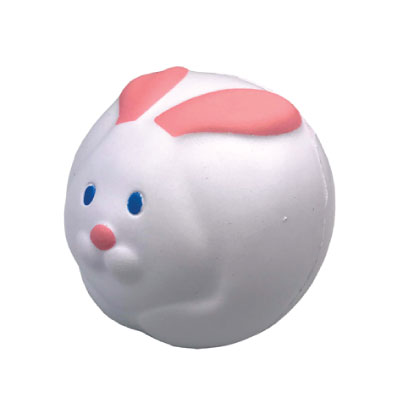 Rabbit shaped stress toy