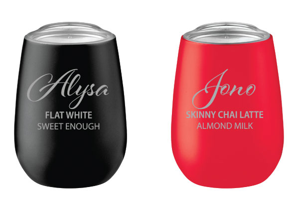 Personalised naming on coffee cups