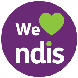 We heart the NDIS logo