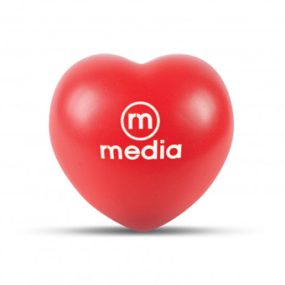 Stress love heart with logo