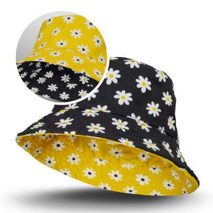 Custom reversible bucket hat