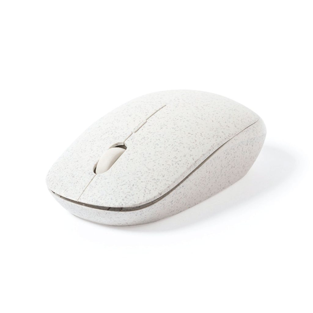 A computer mouse made from wheat straw