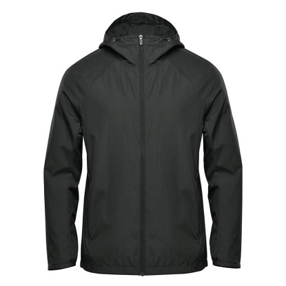 Black 'Good' lightweight jacket.