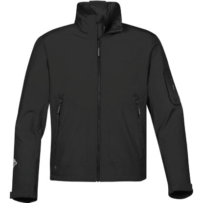 Black 'Best' jacket with zippered front and packets
