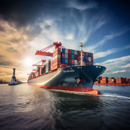 Photo of a shipping boat