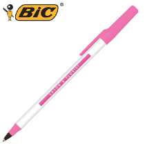 Promotional Bic Pen with a printed logo on a white background