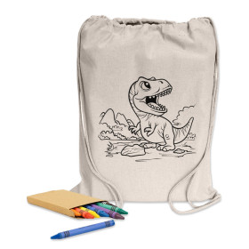 Colouring Calico Library Bags