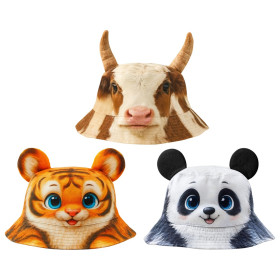 Custom Animal Ear Bucket Hats
