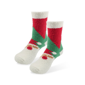 Custom Pattern Coral Fleece Socks