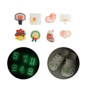 Glow in the Dark Clog Shoe Charms