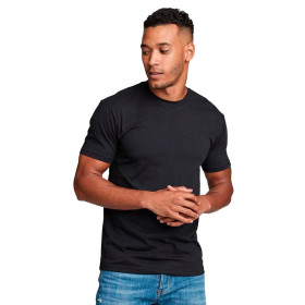 Next Level Women's CVC Crewneck T-Shirt - 60% Cotton 40% Polyester, Soft Heathered Jersey, Sizes S-2XL (Royal, Large) - View #3