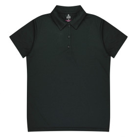 womens black polo shirt kmart