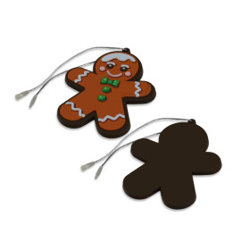 One Side Moulded PVC Christmas Decorations