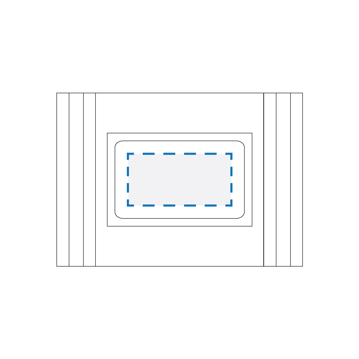Full Colour Sticker Print Decoration Area (B)