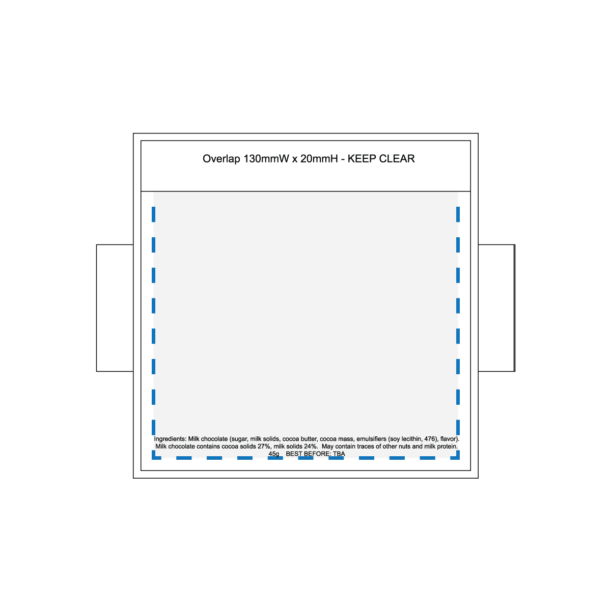 Full Colour Wrapper Print Decoration Area