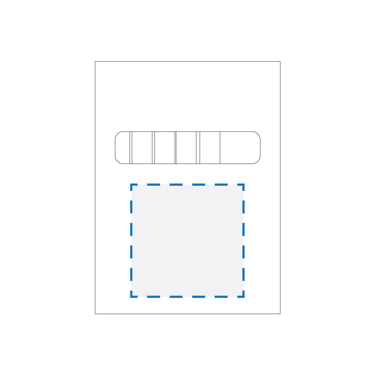 Digital Print Decoration Area (Front)