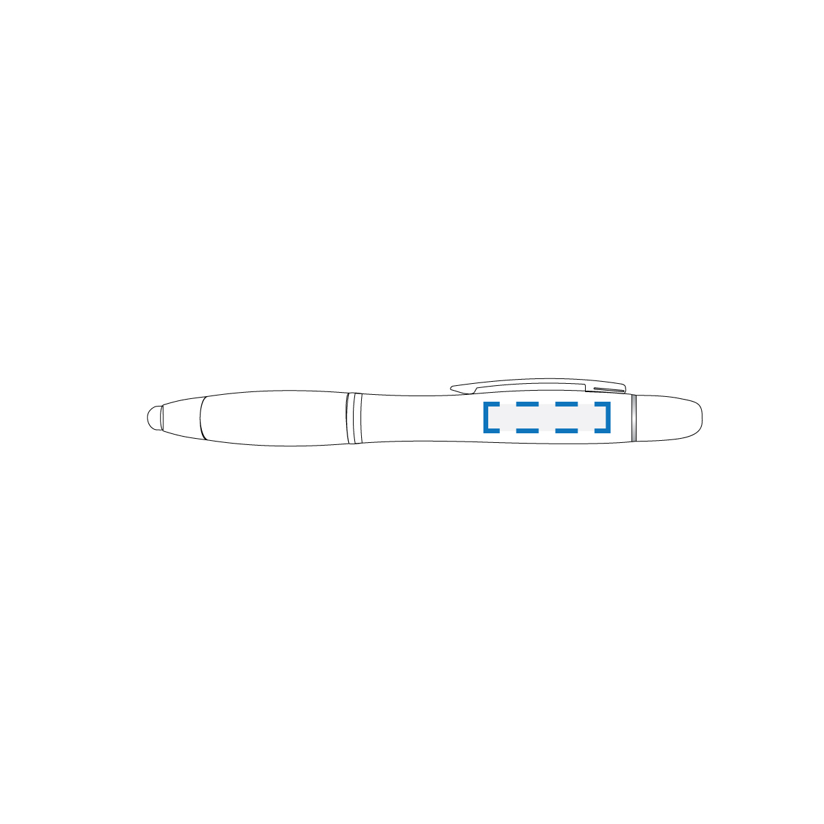 Digital Print Decoration Area (Barrel- 32x7mm LxH)
