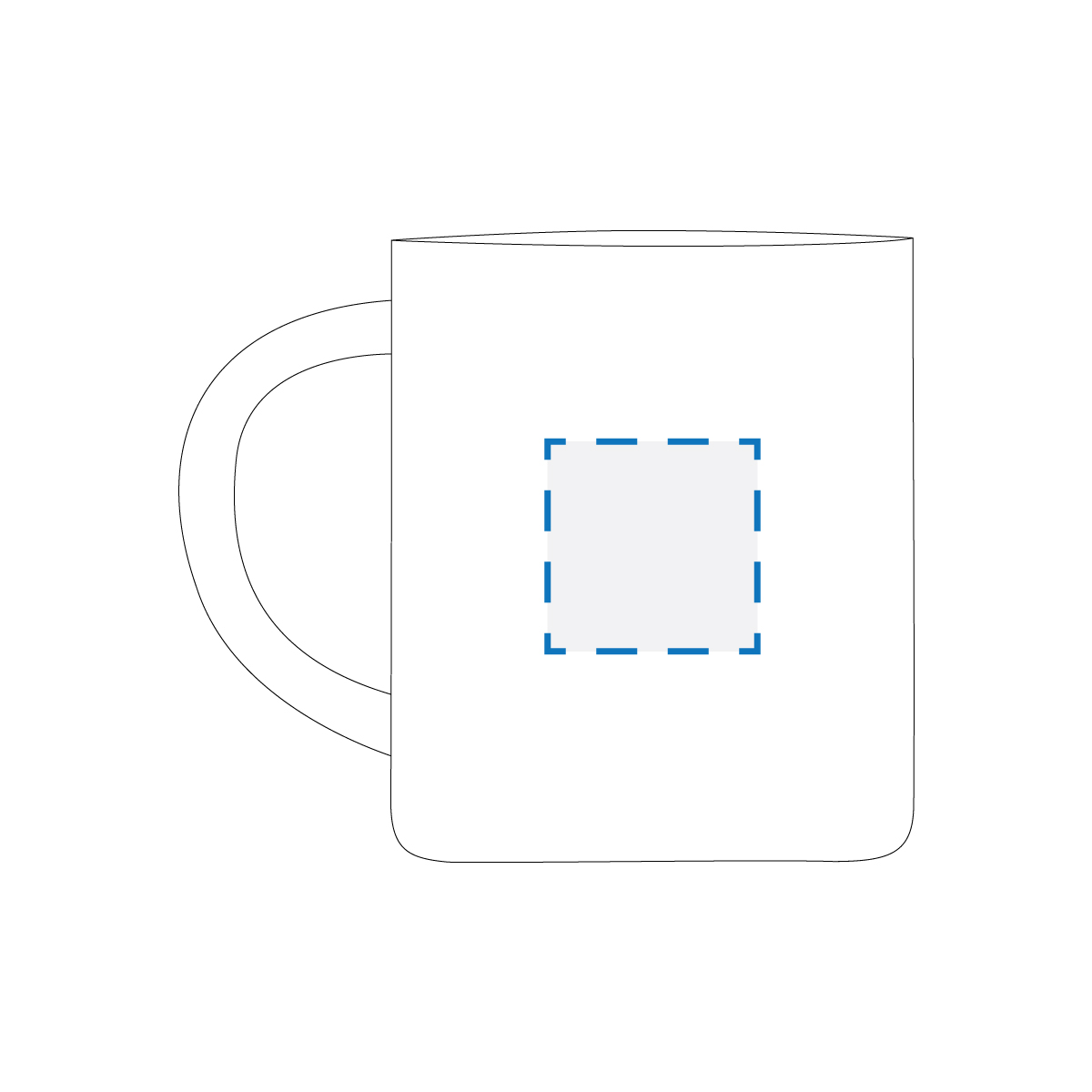 Laser Engraving Print Decoration Area (Back)