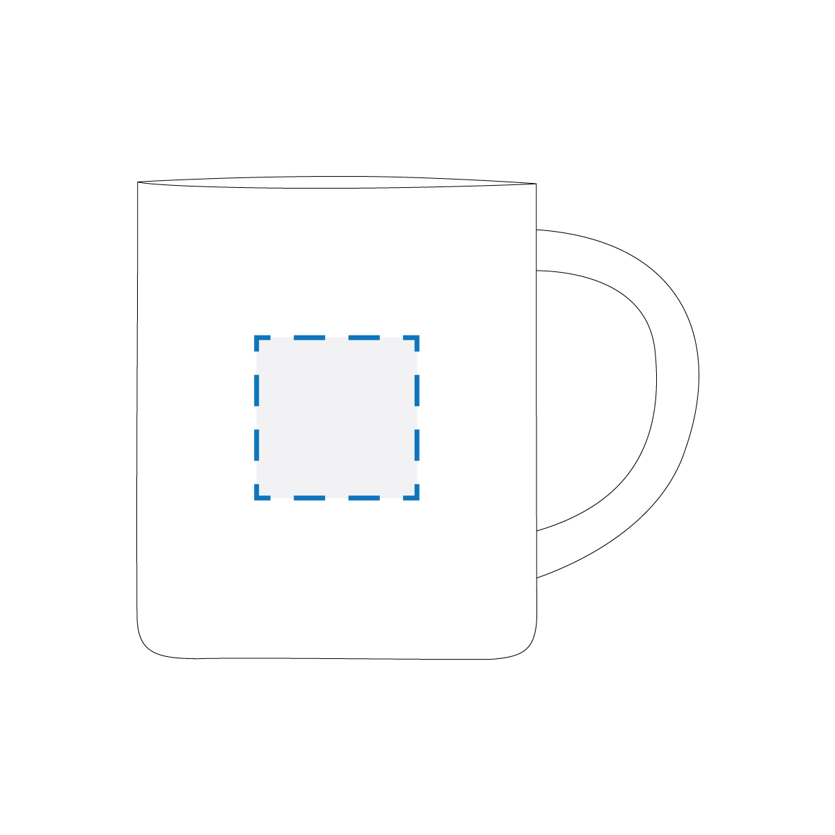 Laser Engraving Print Decoration Area (Front)