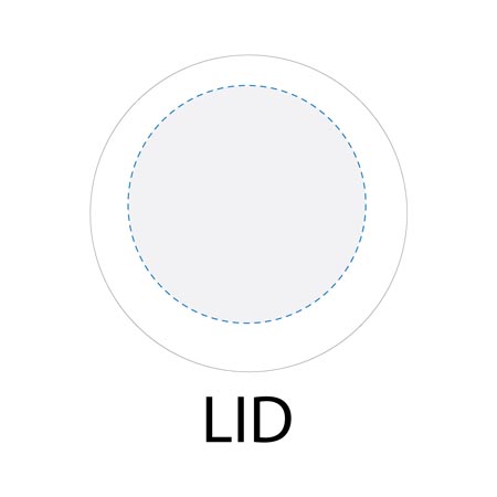 Laser Engrave Lid Decoration Area
