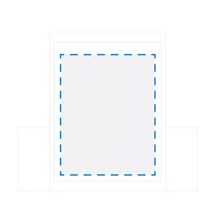 Sublimation Print Template Decoration Area
