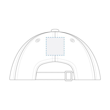 Embroidery Back (45x45mm) Decoration Area