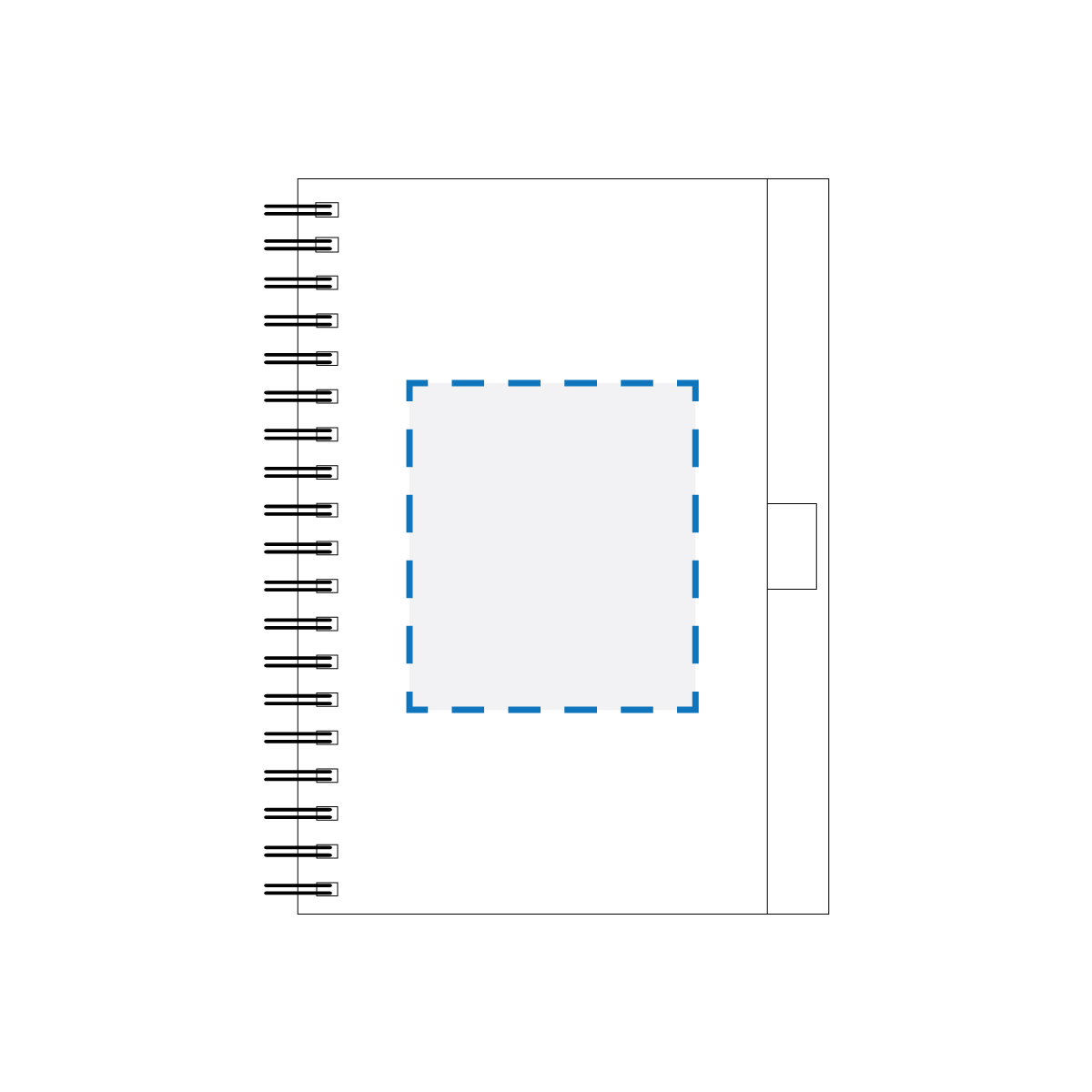 Digital Print Decoration Area (Notebook)