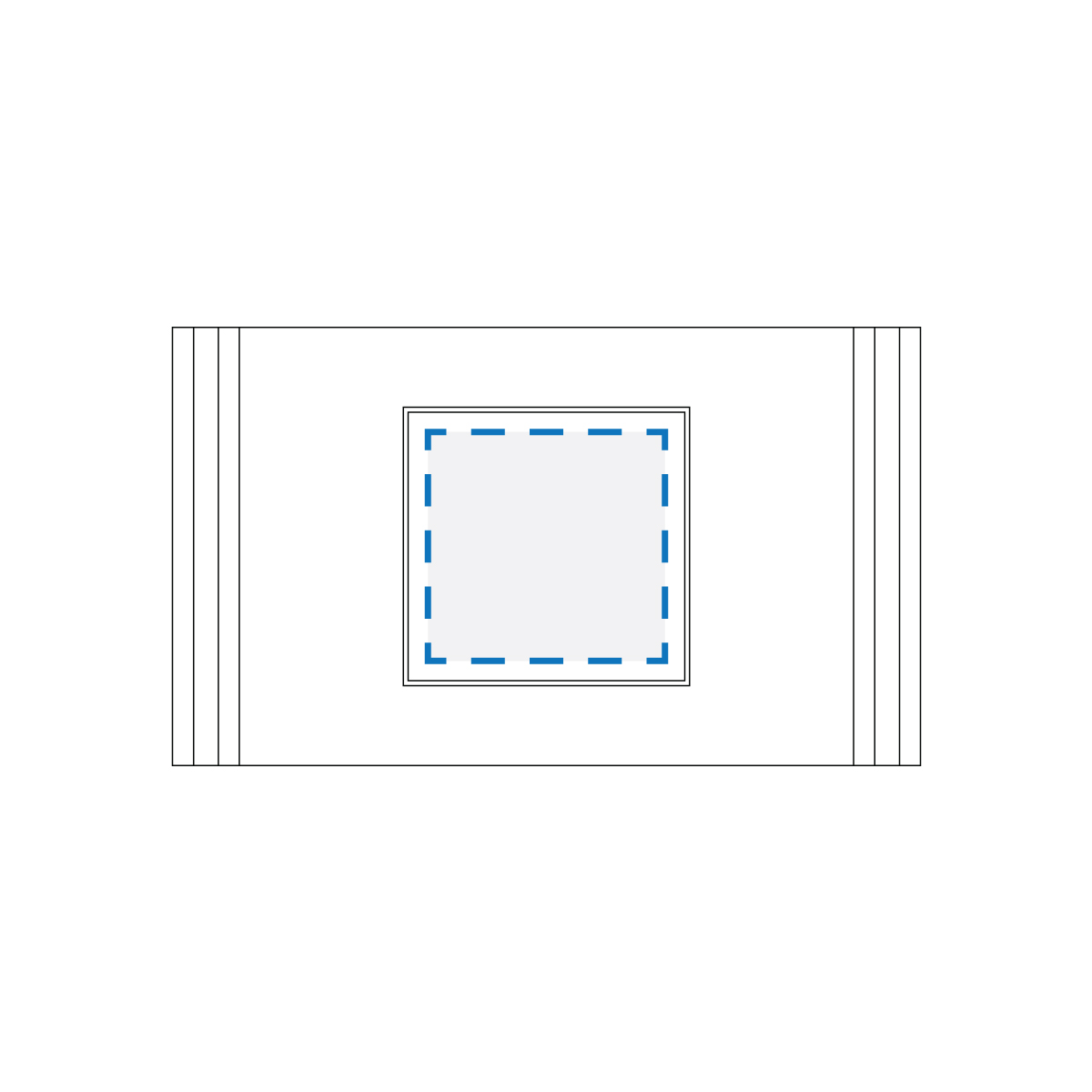 Full Colour Sticker Print Decoration Area (A)