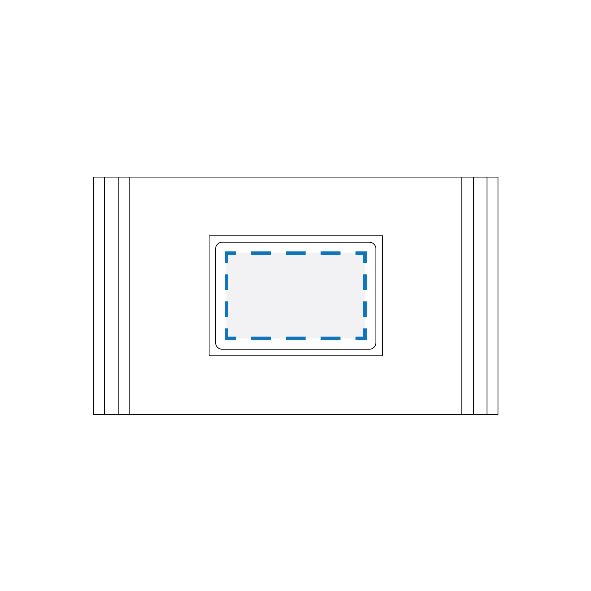 Full Colour Sticker Print Decoration Area (B)