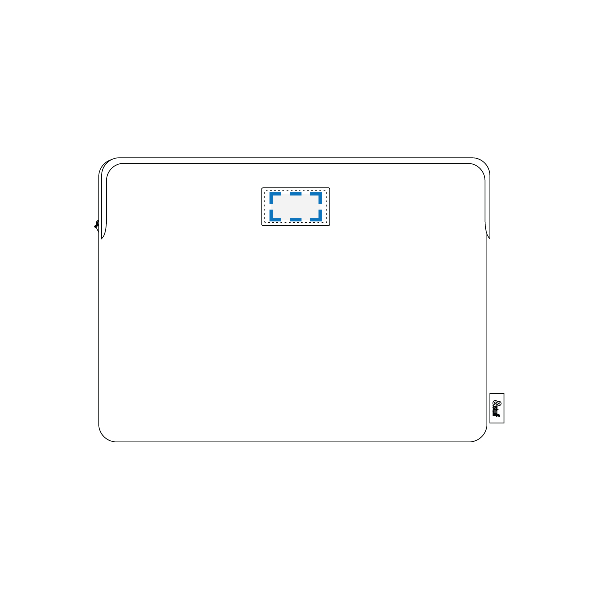 Debossed Print Decoration Area