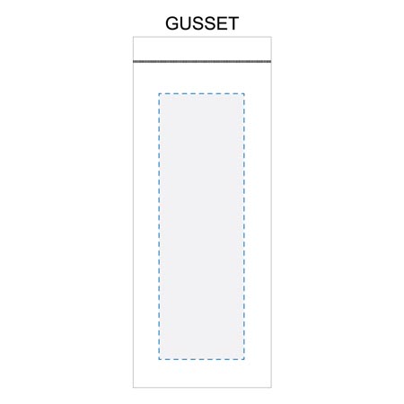 Screen Print Gusset Decoration Area