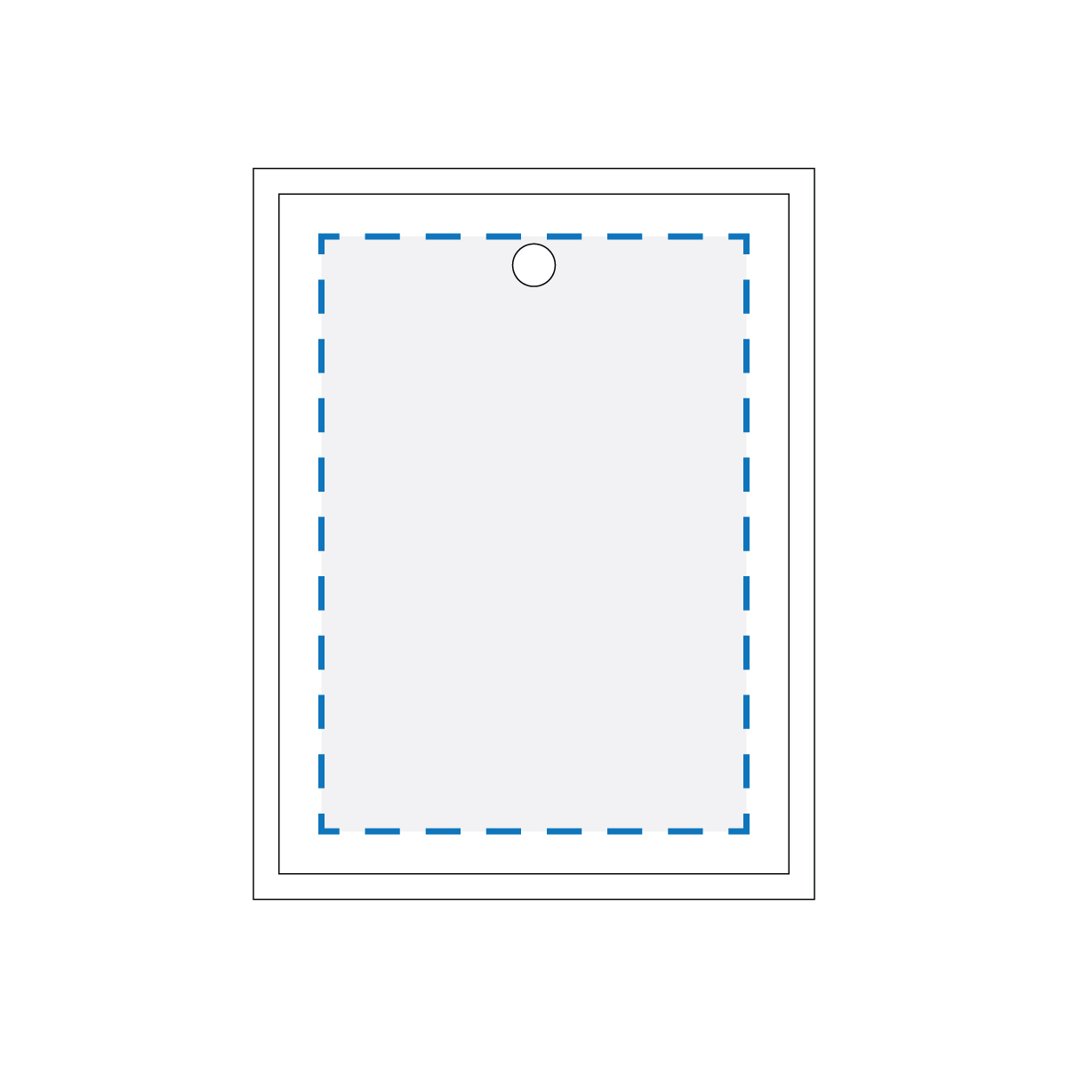 Full Colour Printed Card Decoration Area