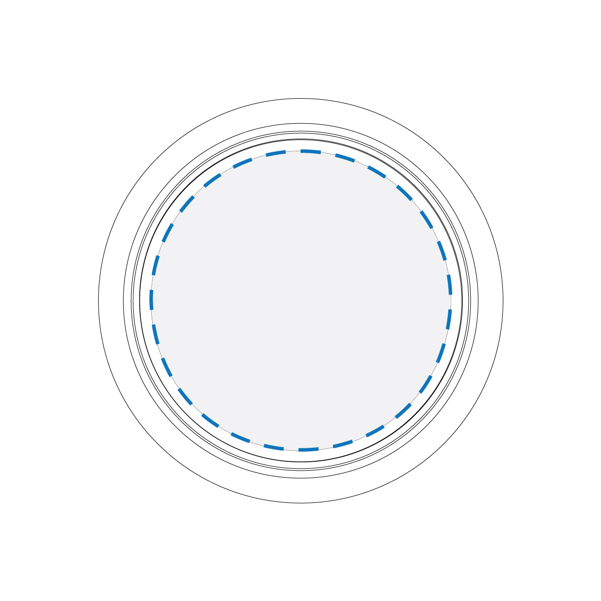 Digital Label Print Decoration Area (Tube- Lid)