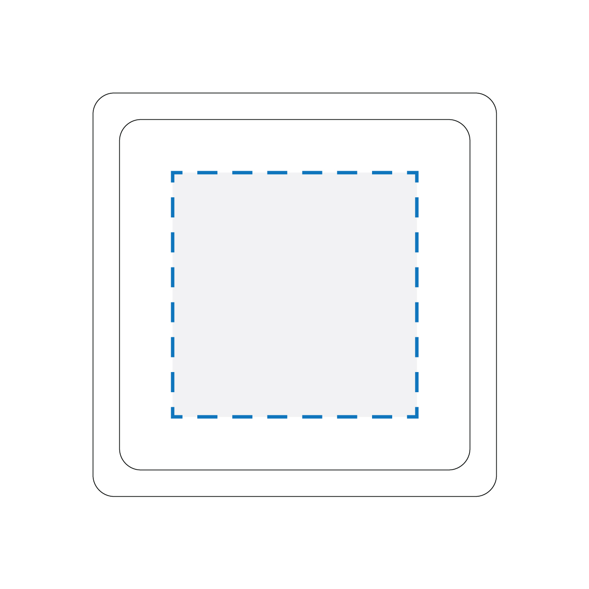 Full Colour Sticker Print Decoration Area (Lid)