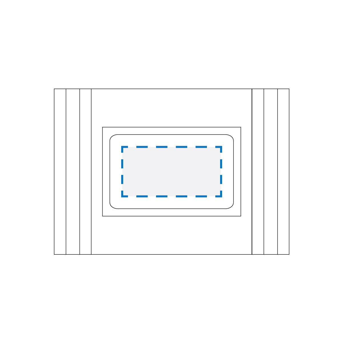 Full Colour Sticker Print Decoration Area (B)