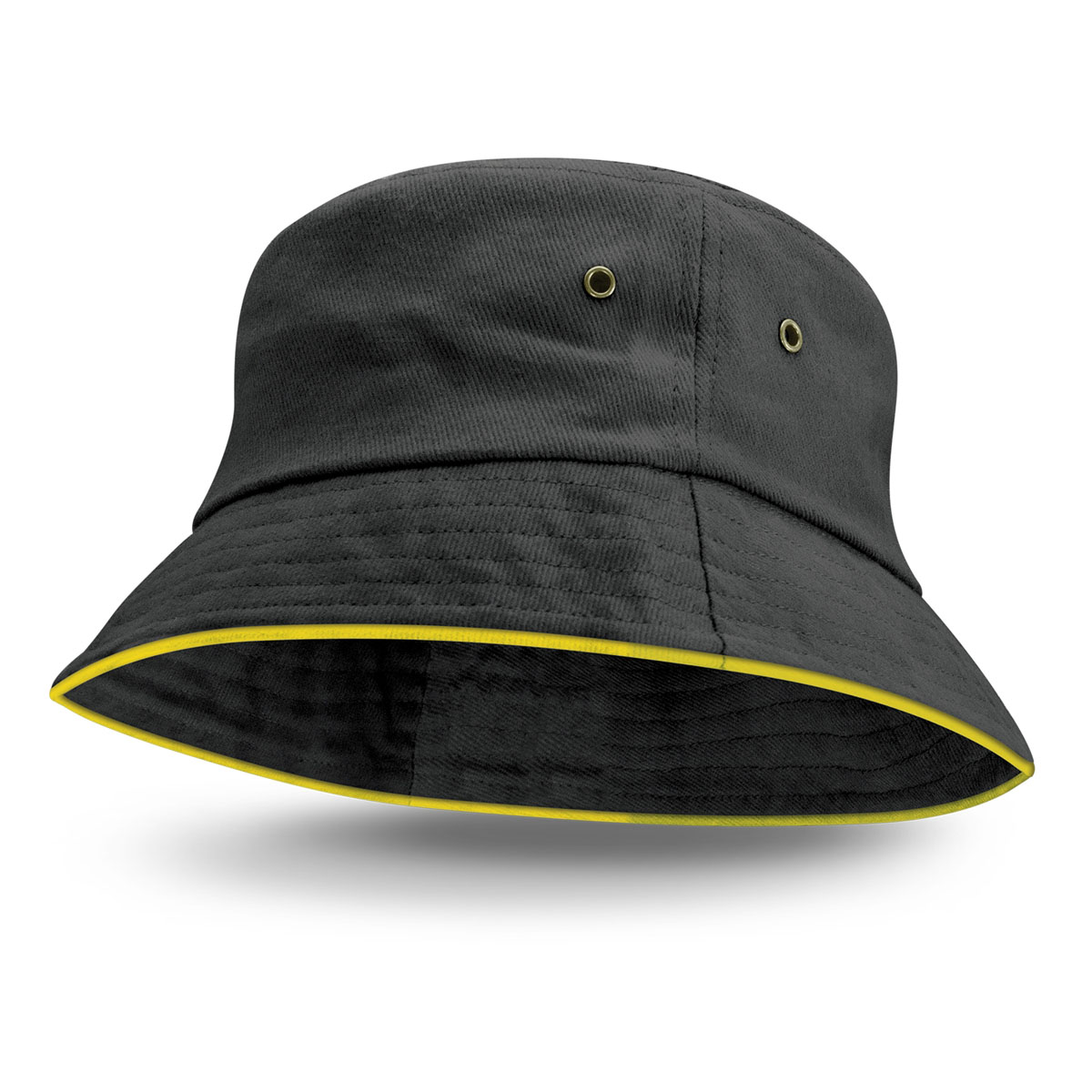Promotional Coloured Trim Bucket Hats 