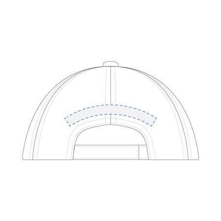 Embroidery Back Curved Decoration Area