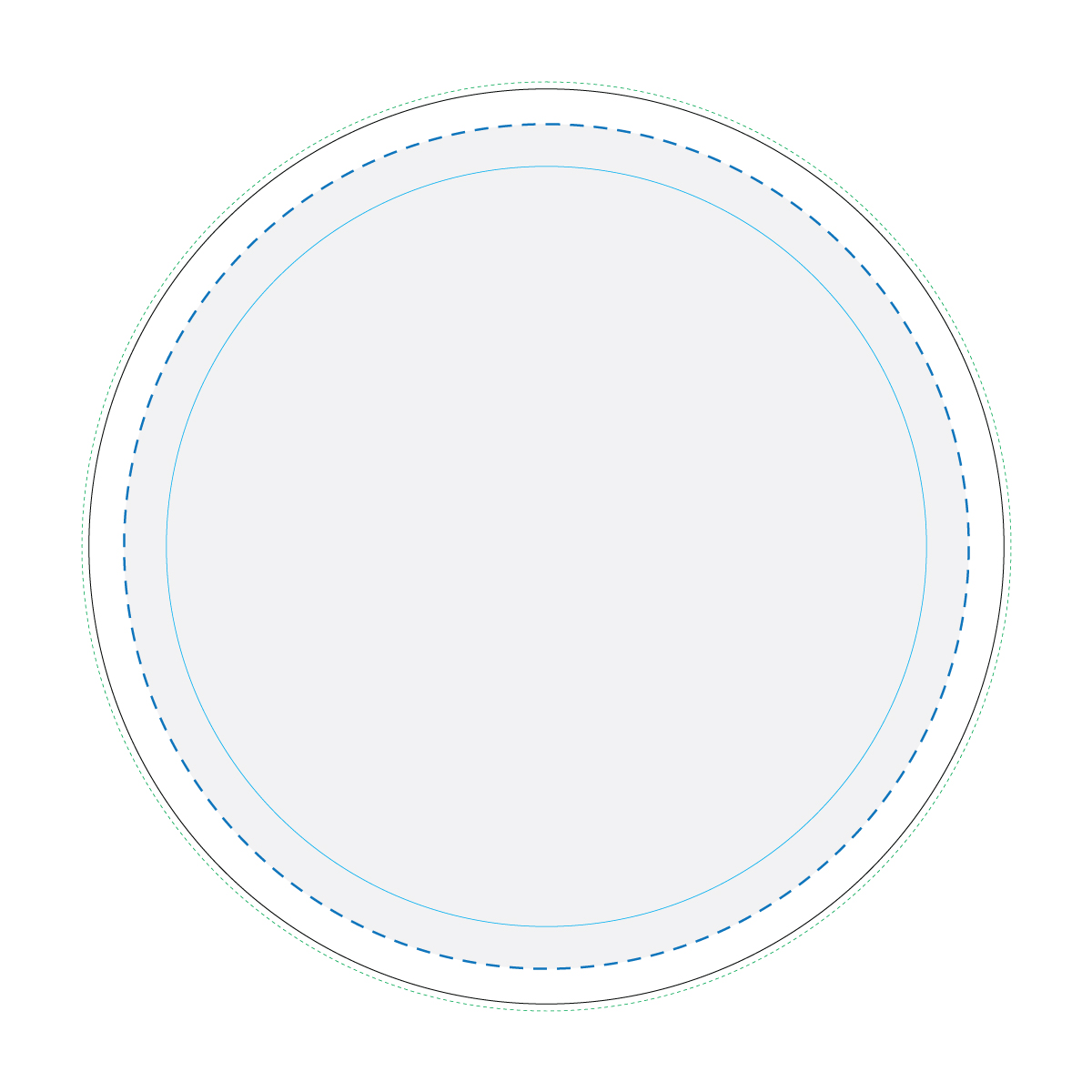 Digital Label Print Decoration Area