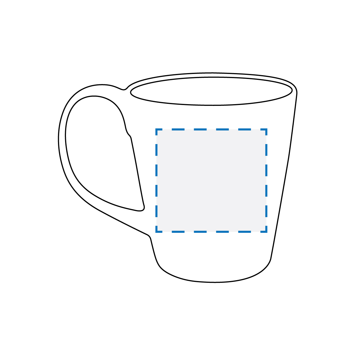 Dye Sublimation Print Decoration Area (Side 2)