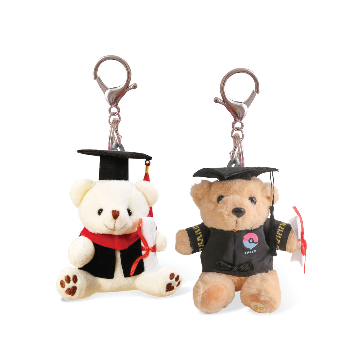 Promotional Custom Graduation Bear Keyrings | Promotion Products