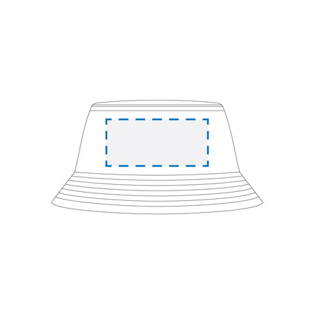 Embroidery Print Decoration Area (Front)