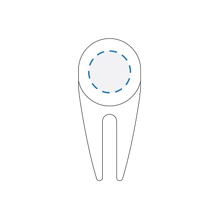 Pad Print Divot Decoration Area