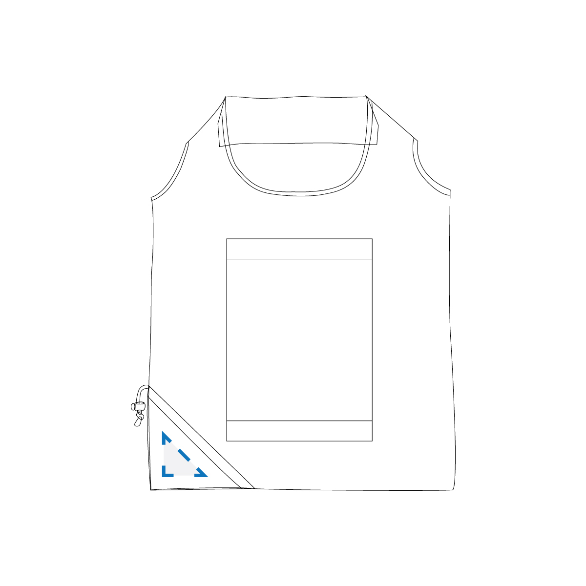 Screen Print Decoration Area (Pouch)