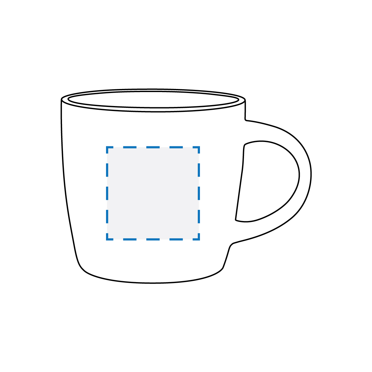 Screen Print Decoration Area (Side 1)