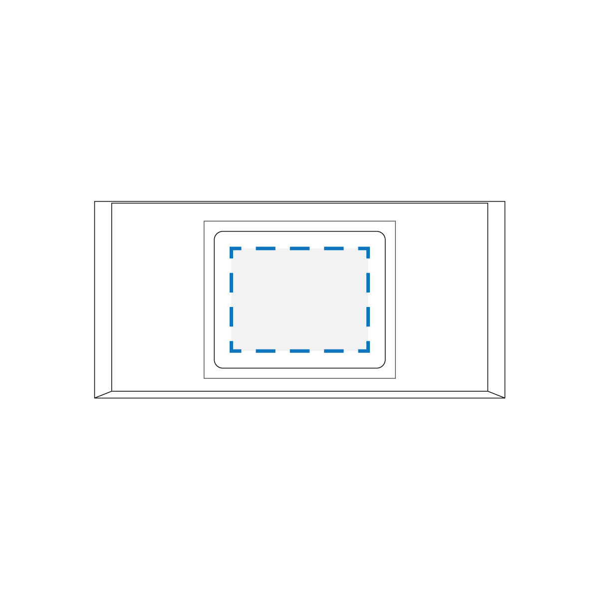 Full Colour Sticker Print Decoration Area (Option 2)