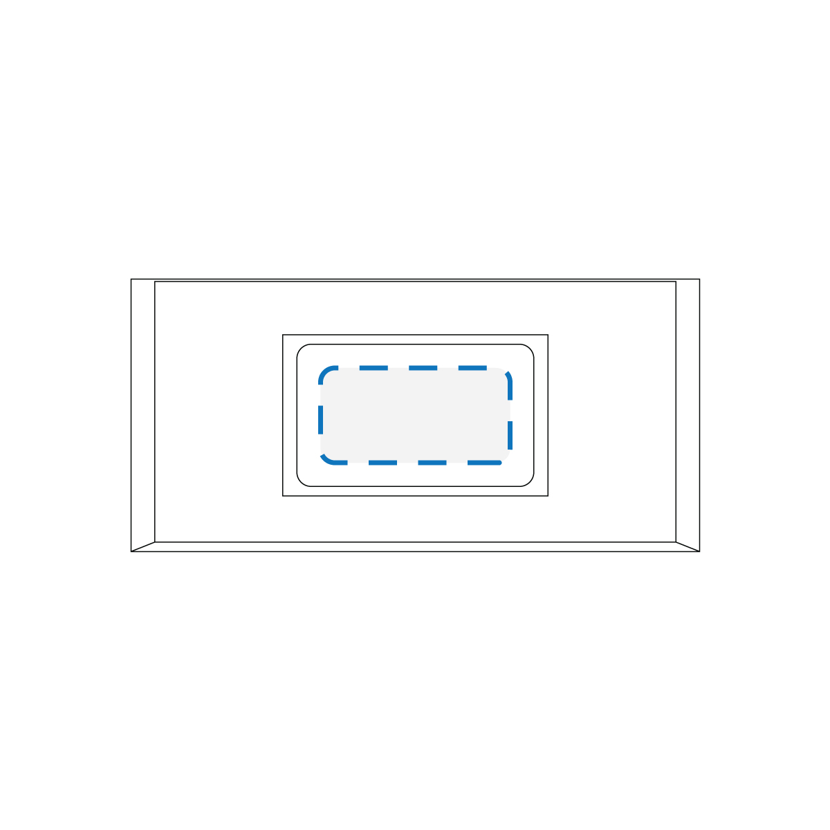 Full Colour Sticker Print Decoration Area (Option 3)